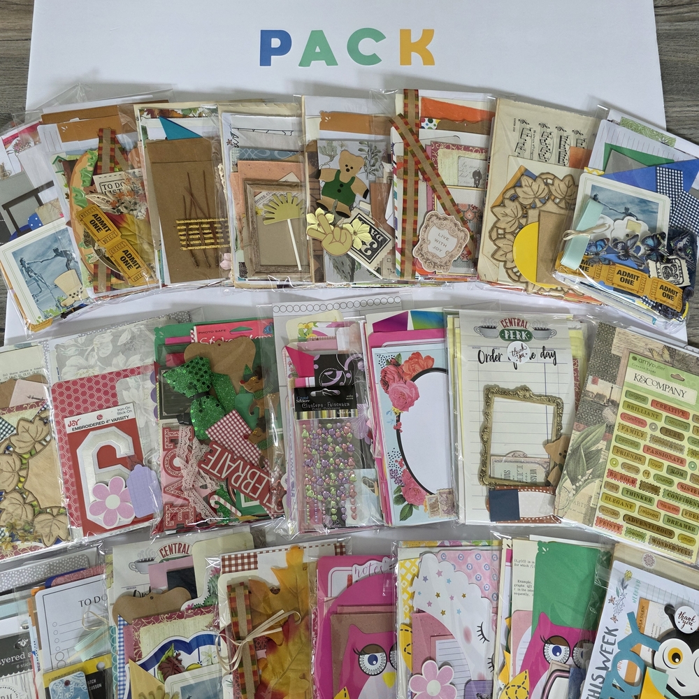 Mystery Junk Journal Scrap Pack
